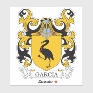 Garcia Familienwappen Aufkleber