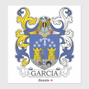 Garcia Familienwappen Aufkleber