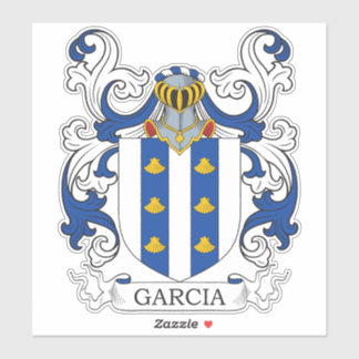 Garcia Familienwappen Aufkleber