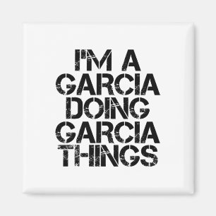 Garcia Funny Familienname Tree Geburtstag Wiederse Magnet