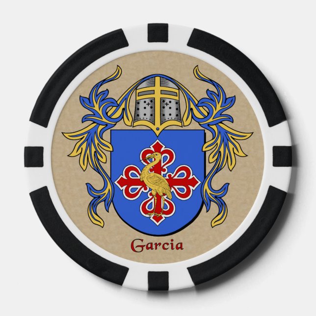 Garcia Heraldic Arms Pokerchips