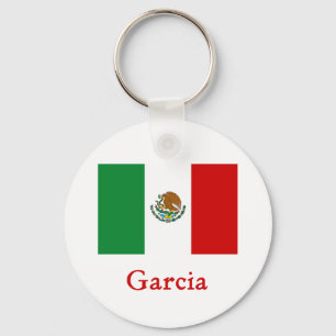 Garcia Mexican Flag Schlüsselanhänger