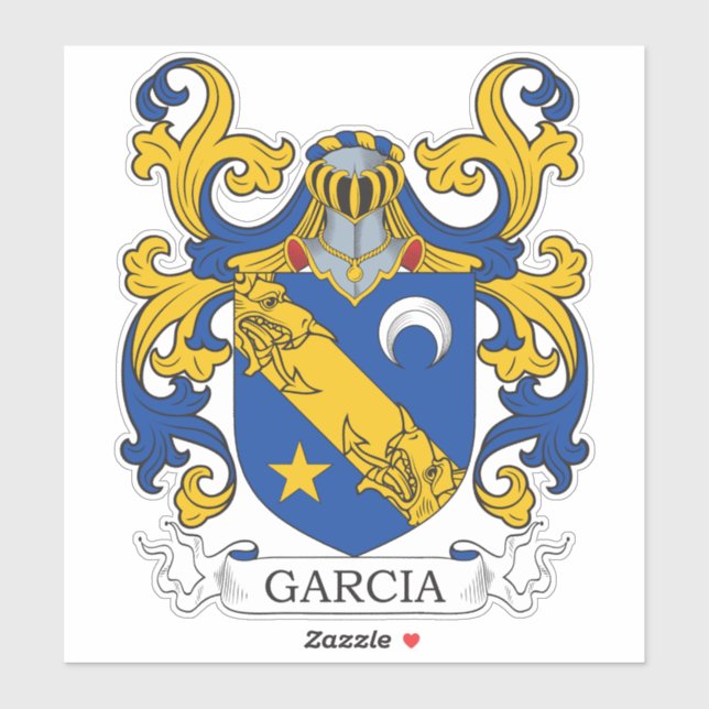 Garcia-Wappen Aufkleber (Blatt)