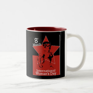 Garcya_greeting_card03 Internationaler Frauentag Zweifarbige Tasse