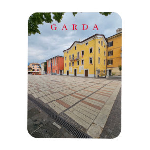 Garda Town Hall View Kühlschrankmagnet Magnet