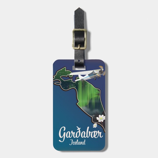 Garðabær Island Reiseplakat Gepäckanhänger (Vorderseite vertikal)