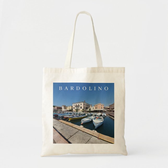 Gardasee Bardolino Aussicht Tote Tasche (Vorne)