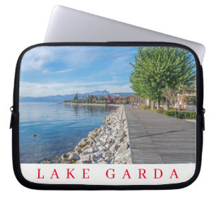 Gardasee Bardolino Promenade Sicht auf die Algarve Laptopschutzhülle