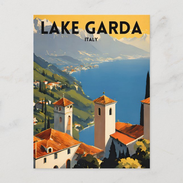 Gardasee Italien Postkarte (Vorderseite)