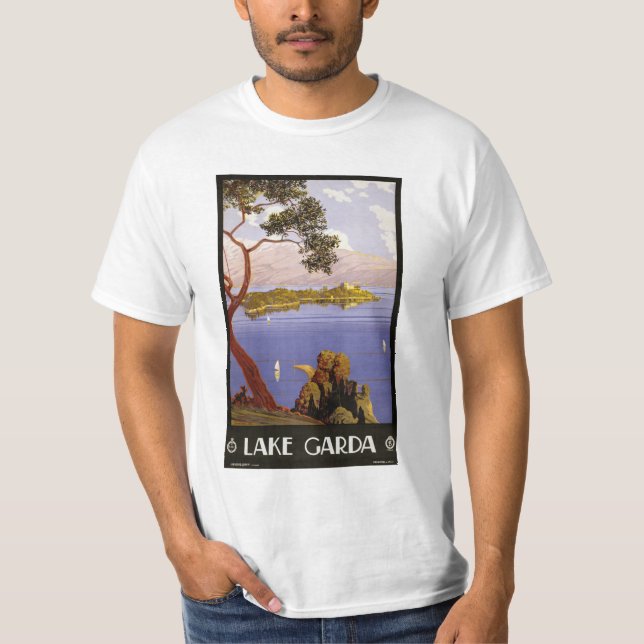 Gardasee - Italien T-Shirt (Vorderseite)