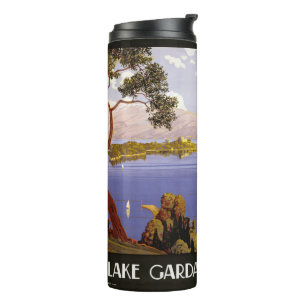Gardasee Italien Vintage-Reisebecher Thermosbecher