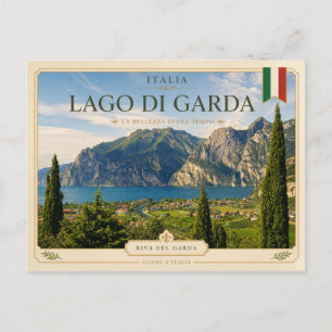 Gardasee (Riva del Garda) - Italien Postkarte