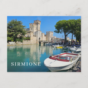 Gardasee Sirmione Aussicht Postkarte