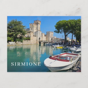 Gardasee Sirmione Aussicht Postkarte