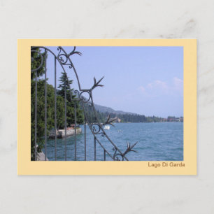 Gardasee von der Promenade in Salò Postkarte