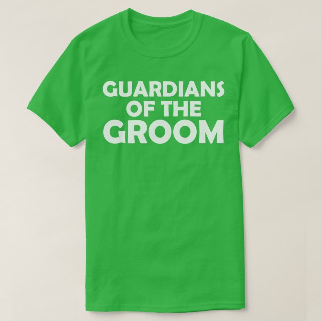 Garde der Bachelor-Party T-Shirt (Design vorne)