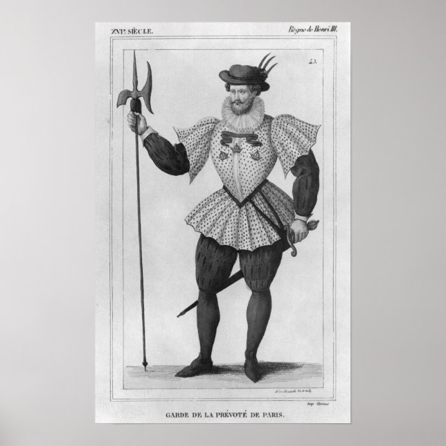 Garde der Provokation von Paris Poster (Vorne)