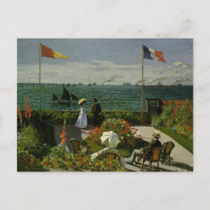 Garden at Saint Adresse by Claude Monet Postkarte