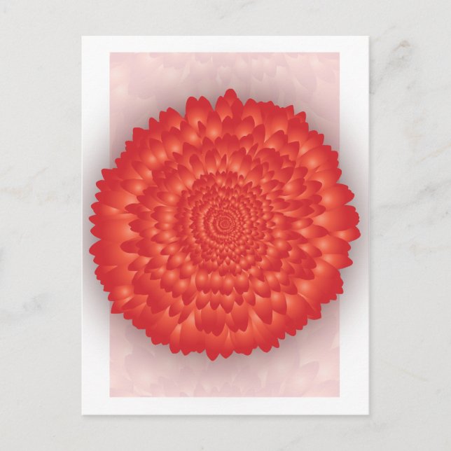 Garden Beauties "Gerbera" Postkarte (Vorderseite)