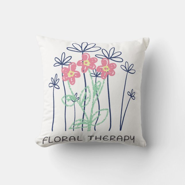Garden Bliss Throw Kissen- Zazzle Kissen (Vorderseite)