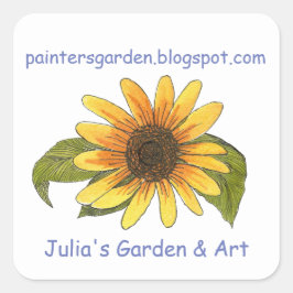 Garden Blog Sticker