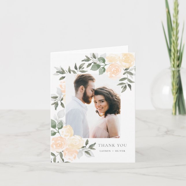 Garden Blooms Dankeschön Card Dankeskarte (Vorderseite)