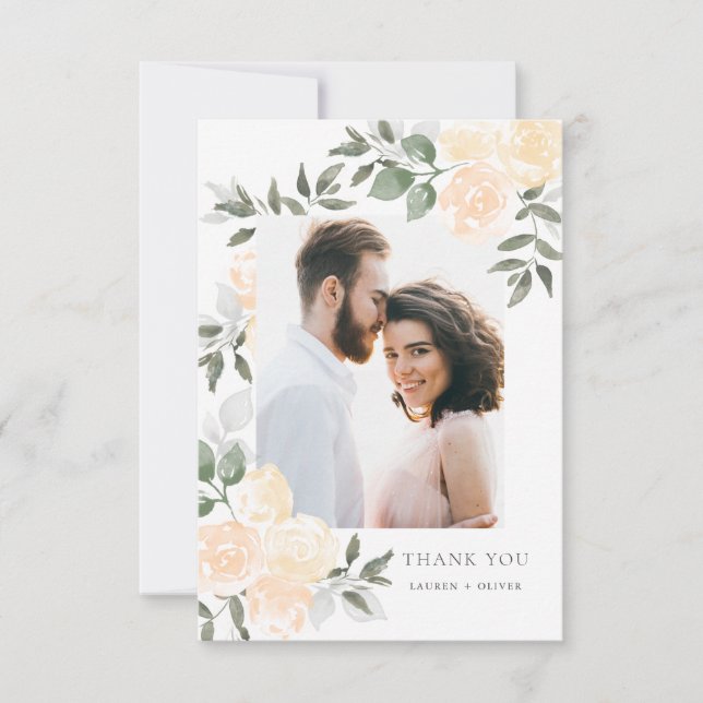 Garden Blooms Dankeschön Card Dankeskarte (Vorderseite)