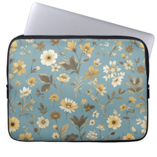 Garden Blue Bloom Laptopschutzhülle