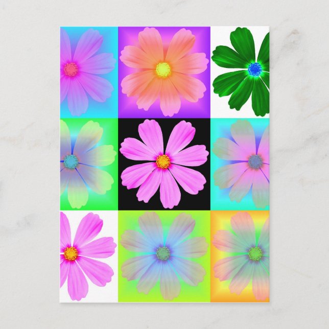 Garden Blume-9 Postkarte (Vorderseite)