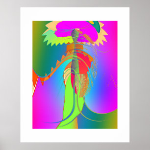 Garden Blume Art Poster