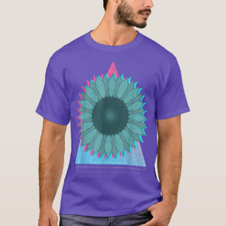 Garden Blume Ästhetische Retro Vaporwave Sonnenblu T-Shirt