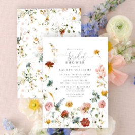 Garden Blume Botanisches Script Brautparty Einladung