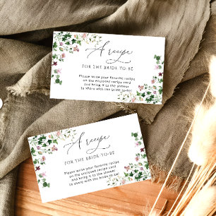 Garden Blume Brautparty Rezept Einschließungswagen Begleitkarte