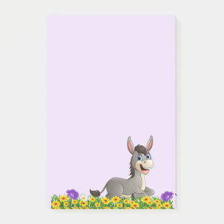 Garden Blume Donkey Post-it Klebezettel