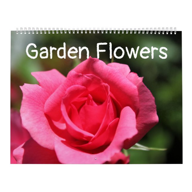 Garden Blume Foto Kalender (Titelbild)