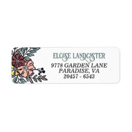 Garden-Blume geben Adresse zurück