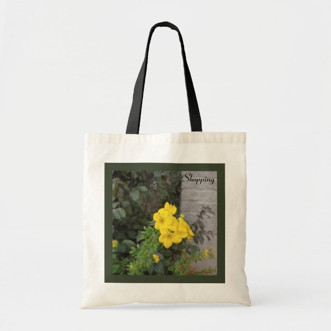 Garden Blume Tote Tasche (Vorne)