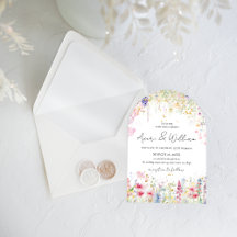 Garden Blume Watercolor Moderne Boho Hochzeit