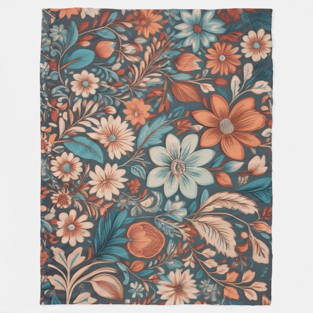 Garden Botanicals Fleece Blanket (Vorderseite)