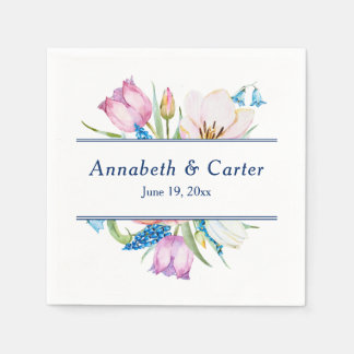 Garden Bouquet Hochzeitsempfang Serviette