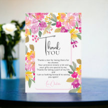 Garden bright floral watercolor bridal shower