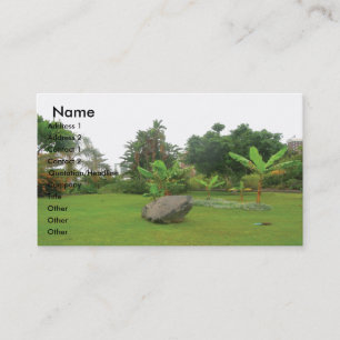 Garden Business Card Visitenkarte