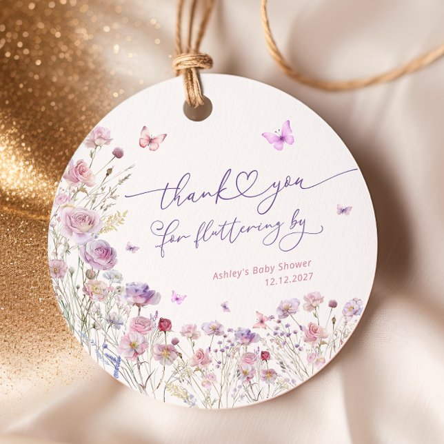 Garden Butterfly Vielen Dank für Ihr Mitgefühl dur Geschenkanhänger (Von Creator hochgeladen)