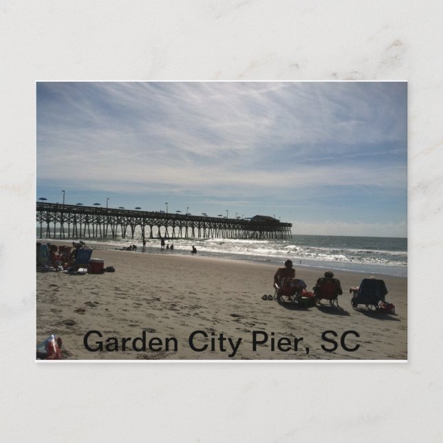 Garden City South Carolina Postcard Postkarte (Vorderseite)
