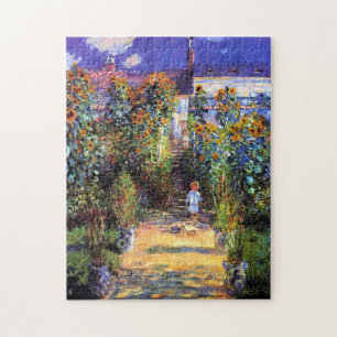 Garden Claude Monet Sommer Sonnenblumen Blume Puzzle
