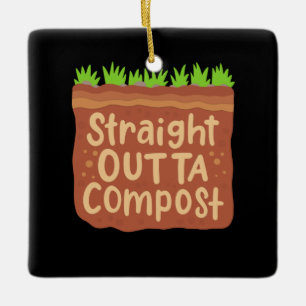 Garden Compost Geschenk Keramikornament