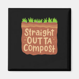 Garden Compost Geschenk Magnet