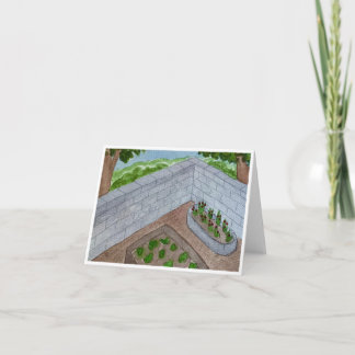 Garden Corner Greeting Card Karte