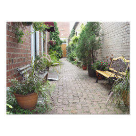 Garden Courtyard Fotodruck