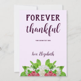 Garden Dahlia Brautparty Dankeskarte